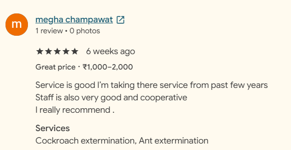 Review from Megha Champawat 